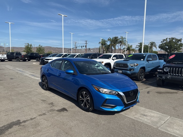 Used 2022 Nissan Sentra SV with VIN 3N1AB8CV3NY242043 for sale in Hemet, CA
