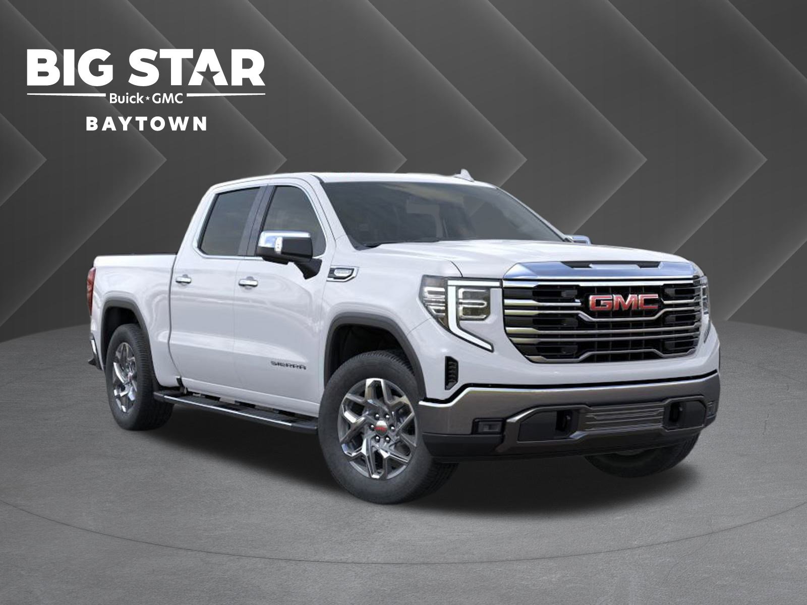 New 2025 Summit White GMC SLT image 1