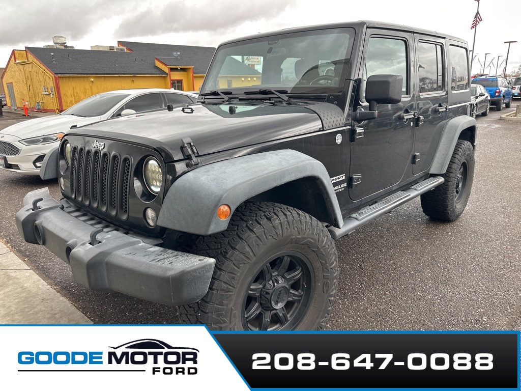Used 2014 Jeep Wrangler Unlimited Sport with VIN 1C4BJWDG4EL238343 for sale in Burley, ID
