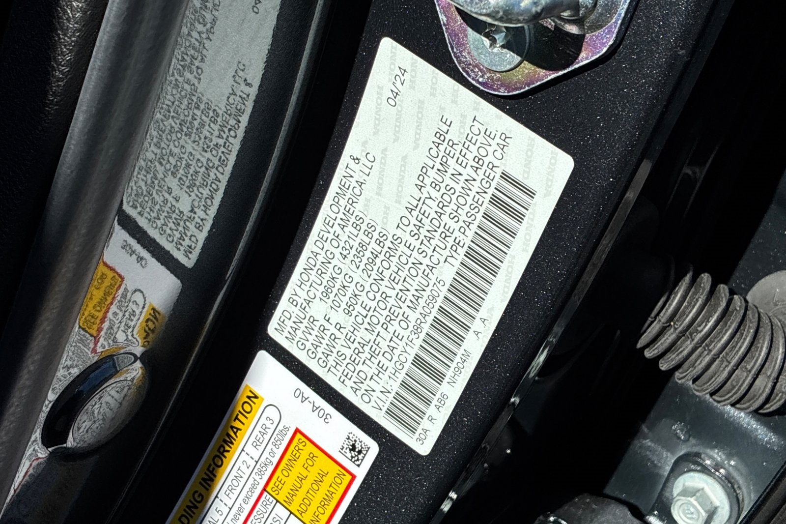 2024 Honda Accord EX photo 32