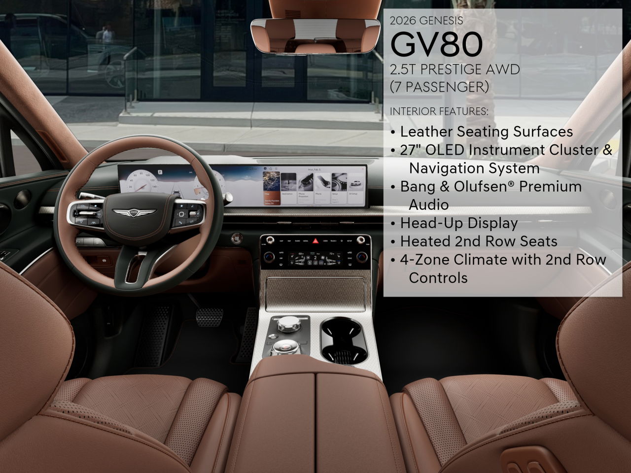 2026 Genesis GV80 2.5T Prestige photo 14