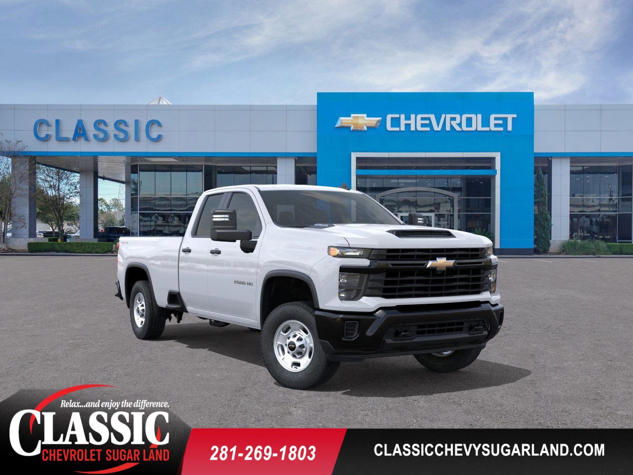 2025 Chevrolet Silverado 2500 HD WT White at Classic Elite Chevrolet Hwy 6