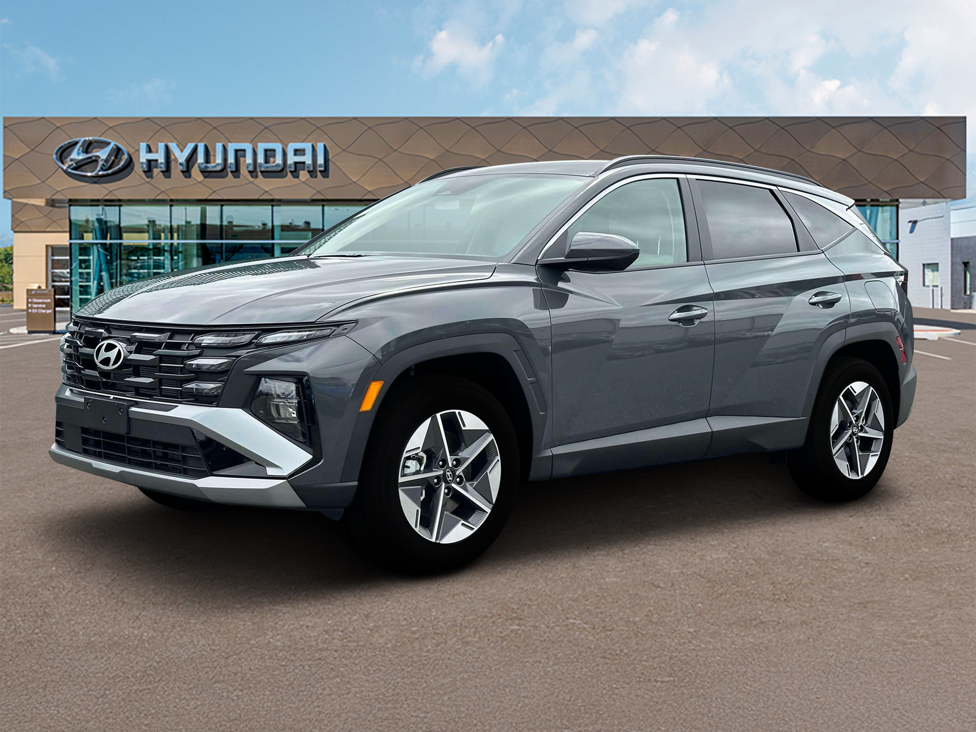 New 2025 Gray Hyundai SEL FWD image 2