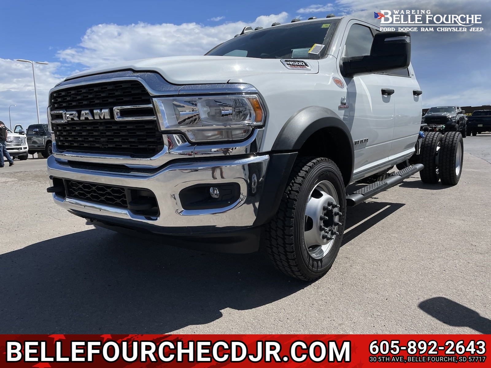 New 2024 Bright White Clearcoat Ram SLT image 1