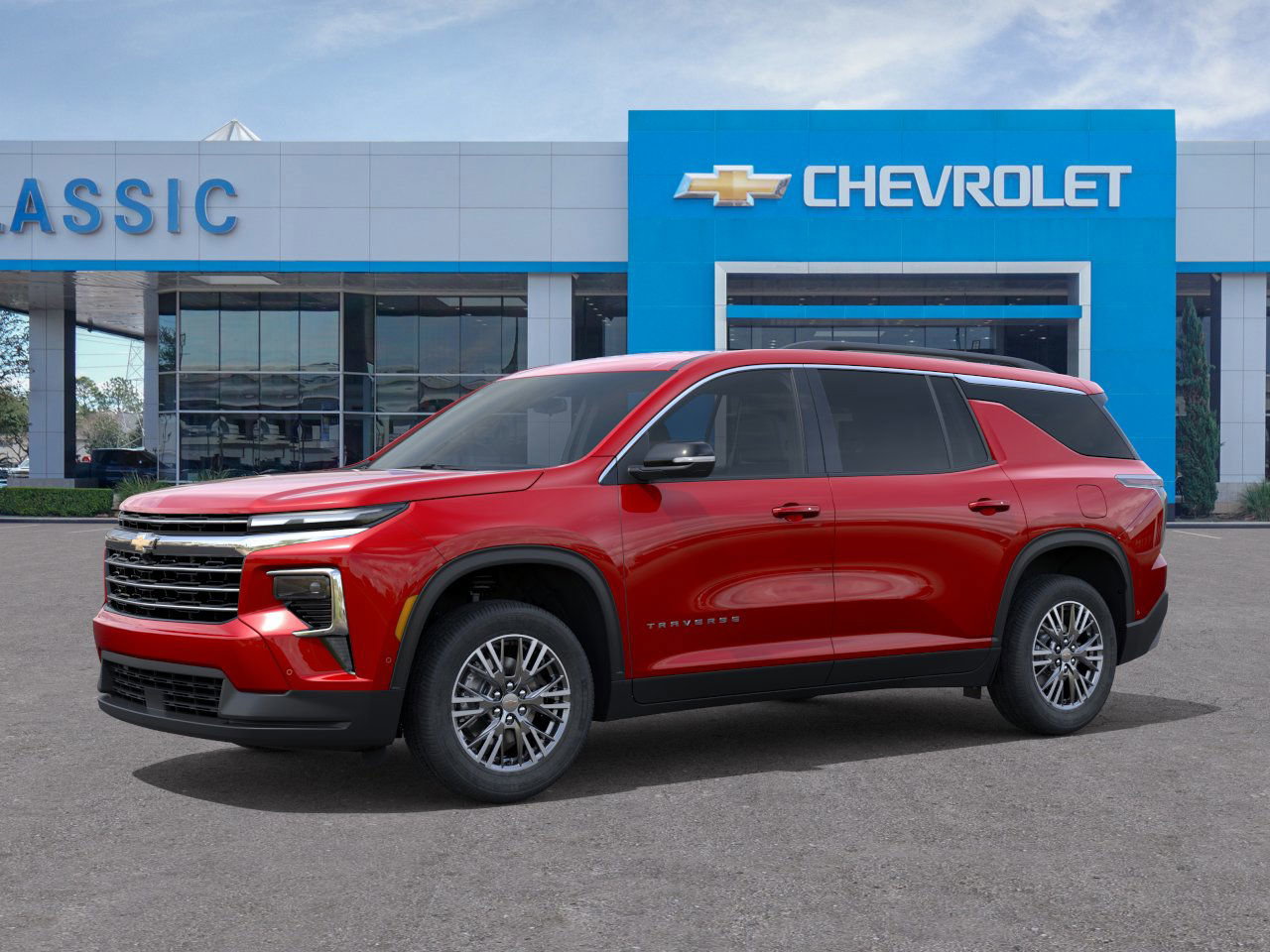 2025 Chevrolet Traverse LT Red at Robbins Nissan