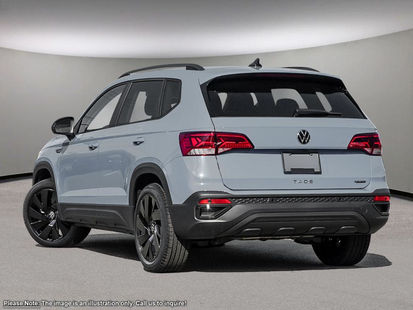 New 2024 Volkswagen Taos COMFORTLINE BLACK EDITION PURE GREY W/ BLACK