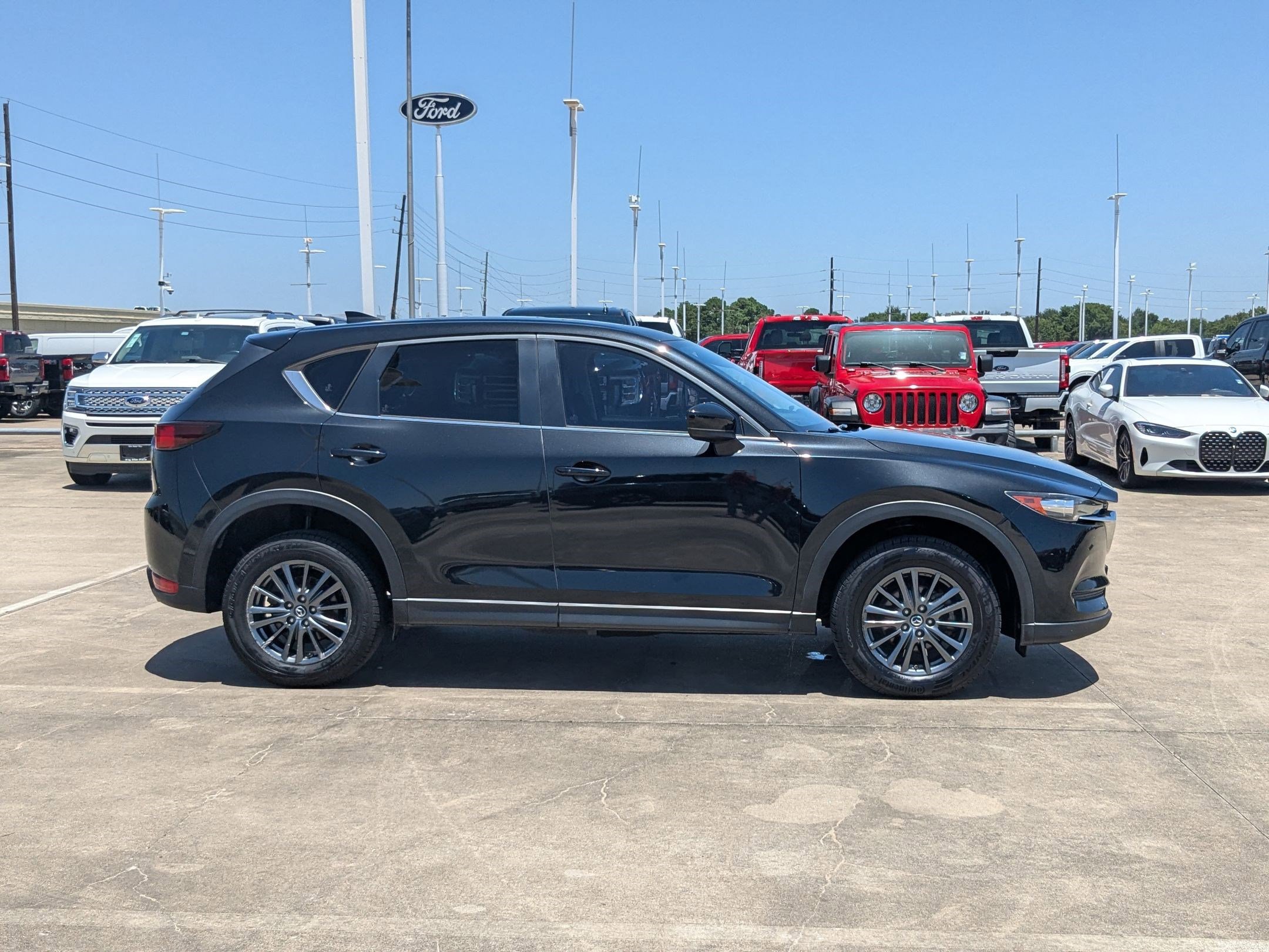 Used 2020 Mazda CX-5 Touring with VIN JM3KFACM4L0800663 for sale in Manvel, TX
