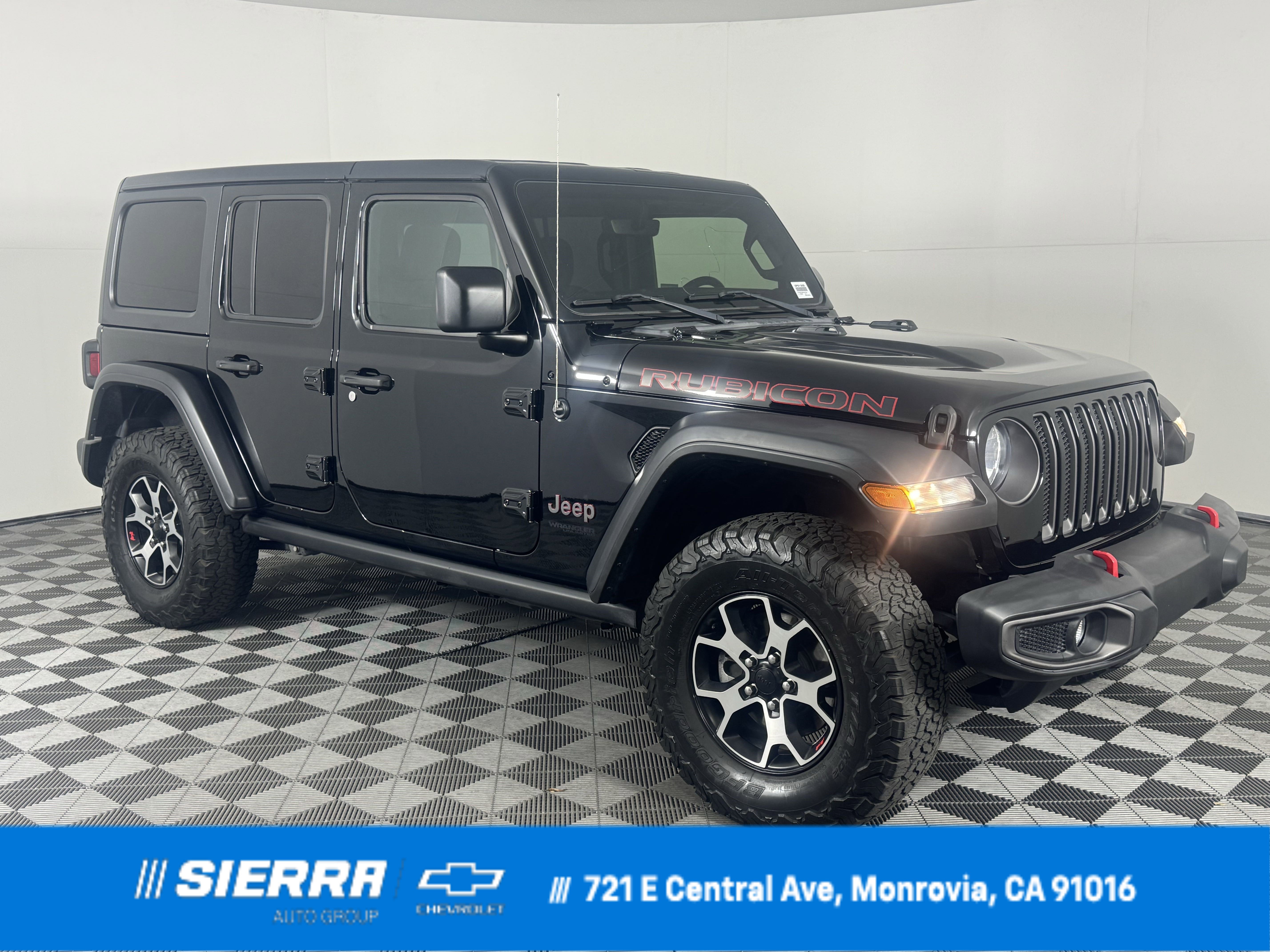 Used 2021 Black Clearcoat Jeep Unlimited Rubicon image 1