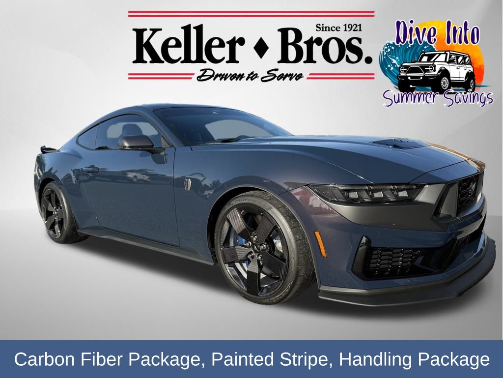 Used 2024 Blue Ford Dark Horse Carbon Fiber Pack image 1