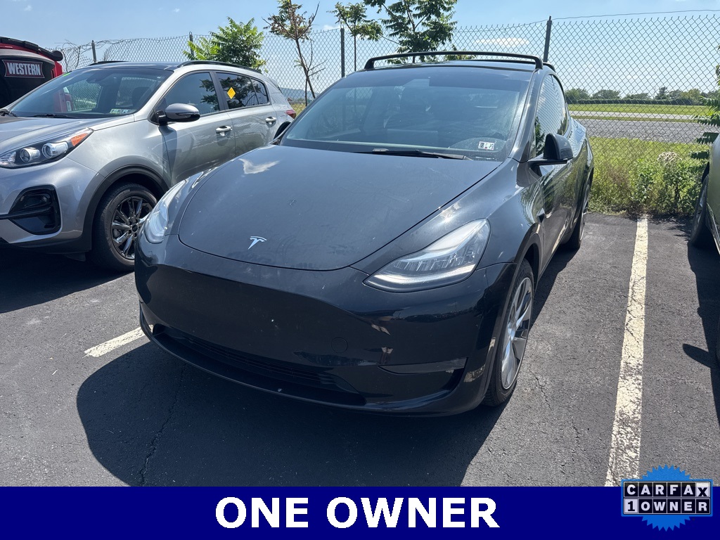 Used 2021 Tesla Model Y Long Range with VIN 5YJYGAEE6MF198809 for sale in Allentown, PA