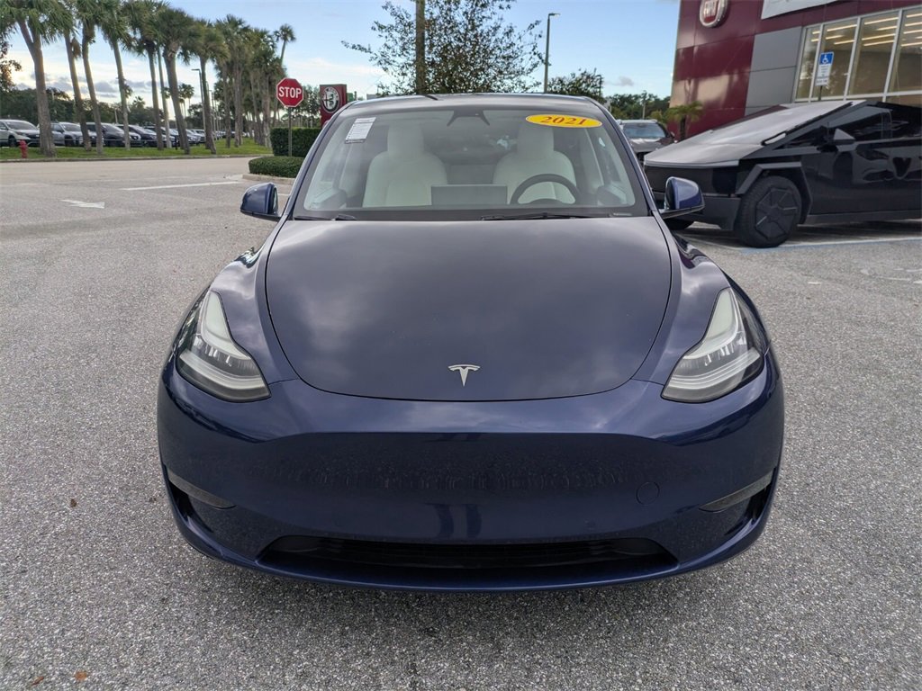 Used 2021 Tesla Model Y Long Range with VIN 5YJYGDEE2MF300396 for sale in West Palm Beach, FL