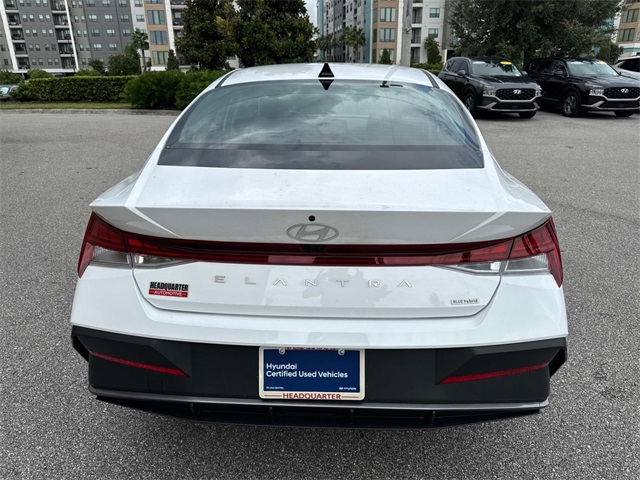 2025 Hyundai Elantra Hybrid Blue photo 3