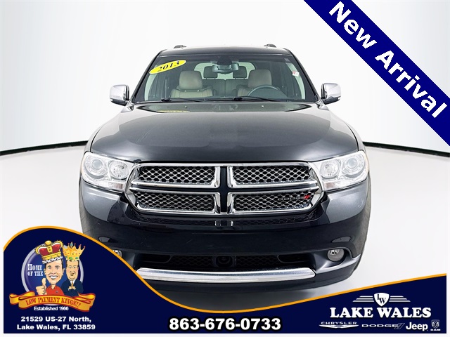 Used 2013 Dodge Durango Citadel with VIN 1C4SDHET5DC628963 for sale in Lake Wales, FL