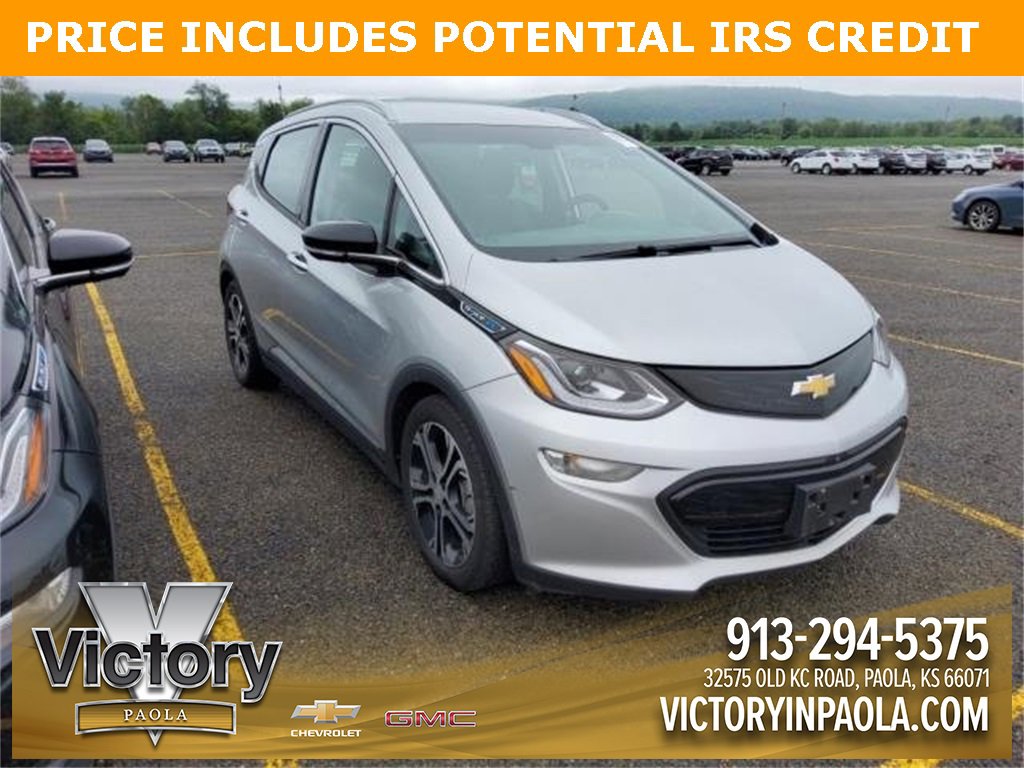 Used 2017 Chevrolet Bolt EV Premier with VIN 1G1FX6S04H4151653 for sale in Paola, KS