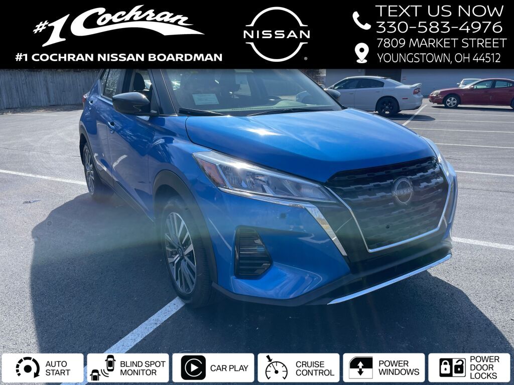 New 2024 Nissan Kicks SV 4D Sport Utility in Boardman, OH 1 Cochran