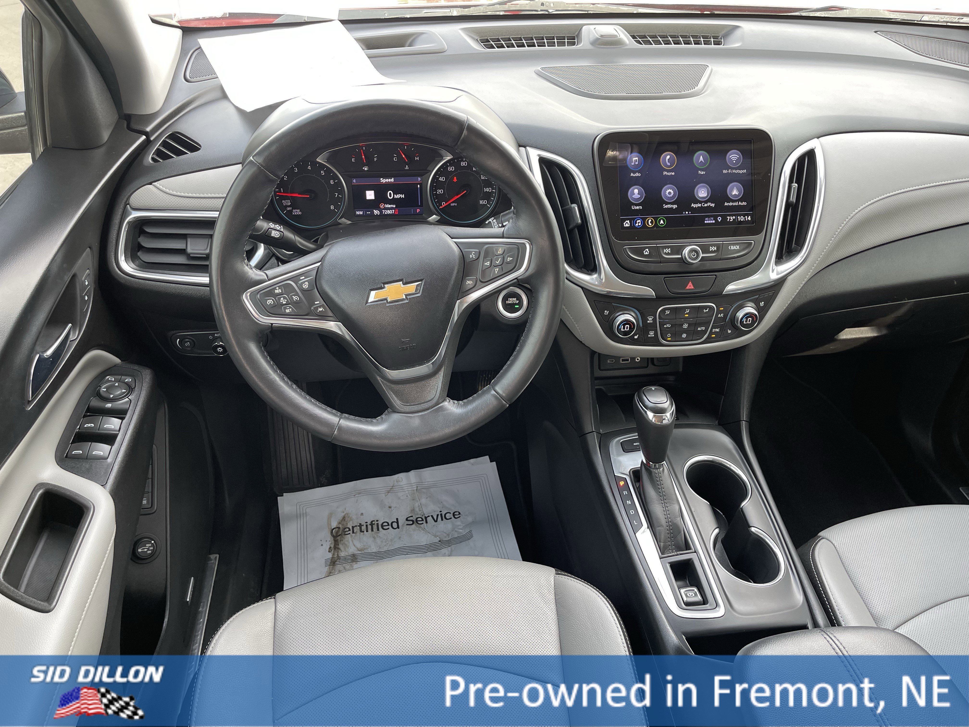 Used 2019 Chevrolet Equinox Premier with VIN 3GNAXXEV1KL101008 for sale in Fremont, NE