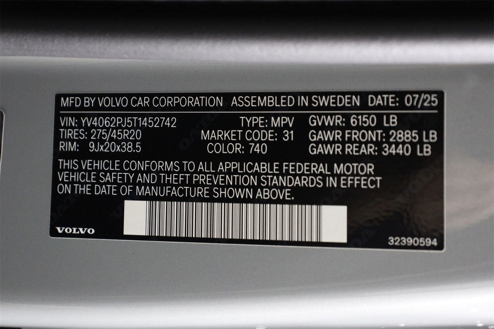 2026 Volvo XC90 Core photo 11