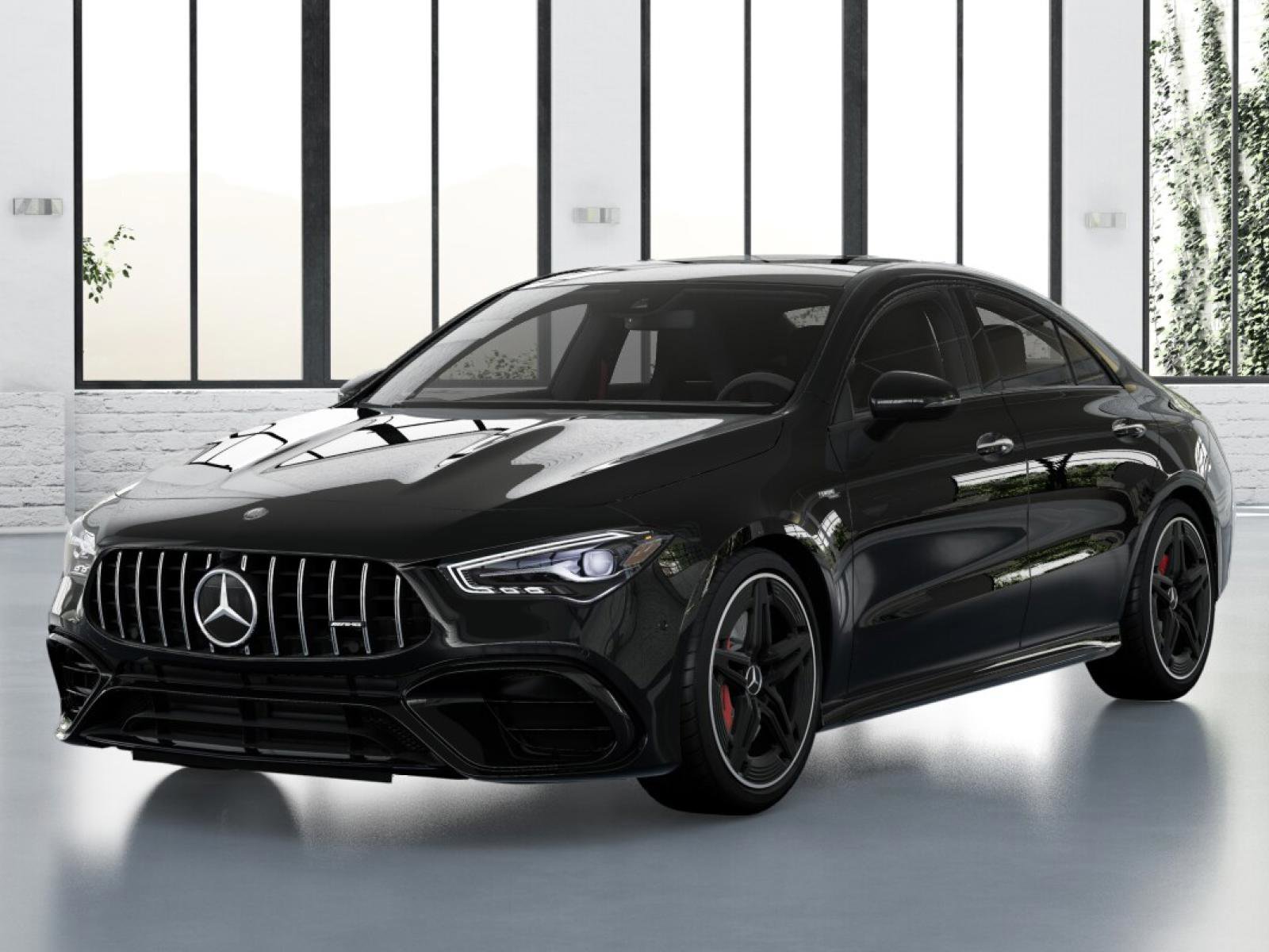 New 2025 Night Black Mercedes-Benz AMG® CLA 45 4MATIC® Coupe image 1