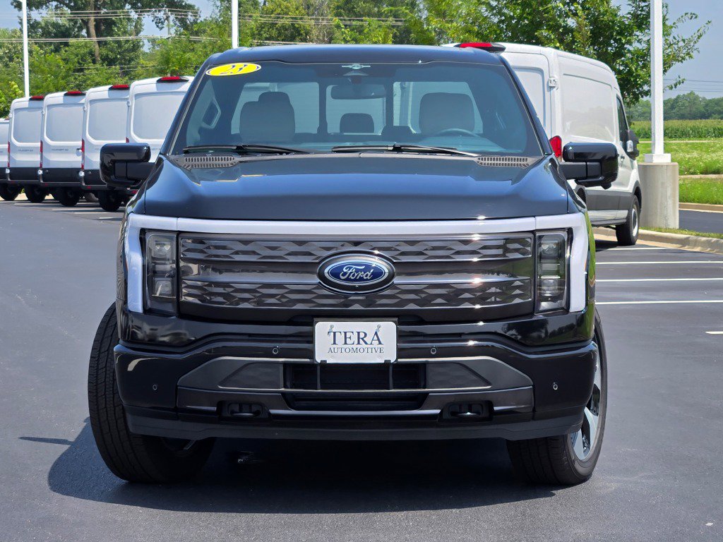 Used 2023 Ford F-150 Lightning Platinum with VIN 1FT6W1EV2PWG50961 for sale in Plano, IL