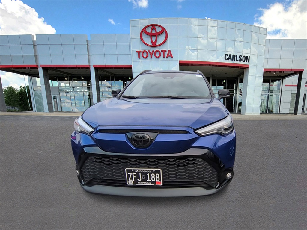 Certified 2024 Toyota Corolla Cross XSE with VIN 7MUFBABG5RV046928 for sale in Minneapolis, Minnesota