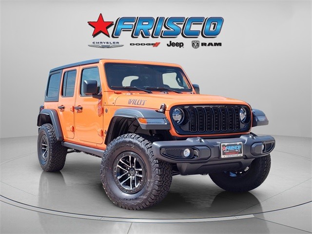 New 2025 Jeep Wrangler Willys Sport Utility in Frisco #SW593102