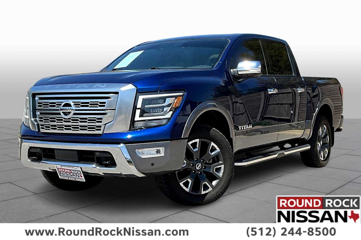 Pre-Owned 2022 Nissan Titan Platinum Reserve Crew Cab Pickup in ...