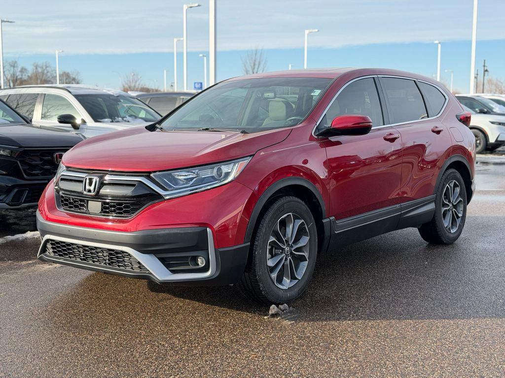 Used 2021 Honda CR-V EX-L with VIN 5J6RW1H81MA001562 for sale in Coon Rapids, Minnesota