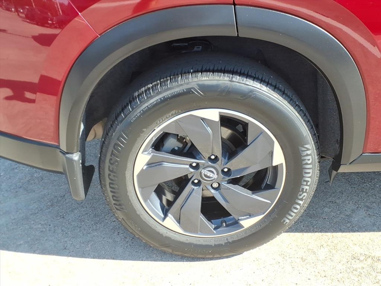 2024 Nissan Rogue SV Red at Robbins Nissan
