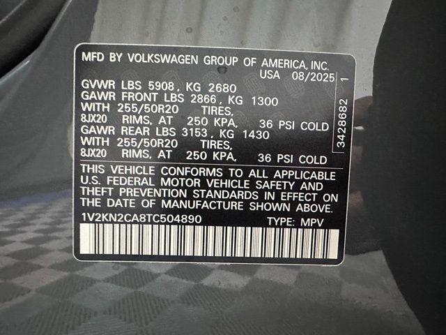 2026 Volkswagen Atlas SE Technology photo 39