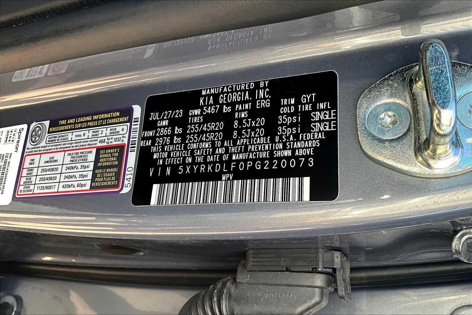 2023 Kia Sorento SX Prestige photo 61