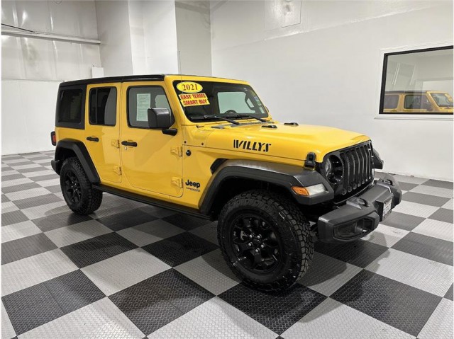 Pre-Owned 2021 Jeep Wrangler Unlimited Willys