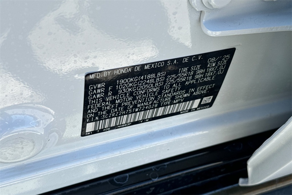 2026 Honda HR-V EX-L photo 31