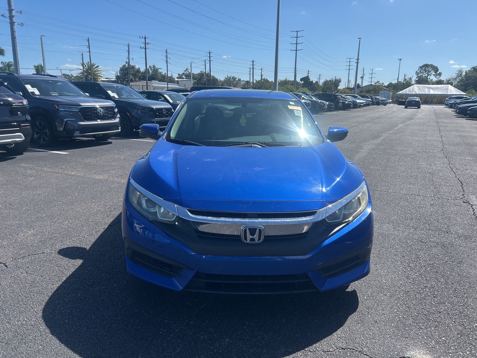 Used 2016 Honda Civic EX with VIN 19XFC2F77GE008020 for sale in Port Richey, FL