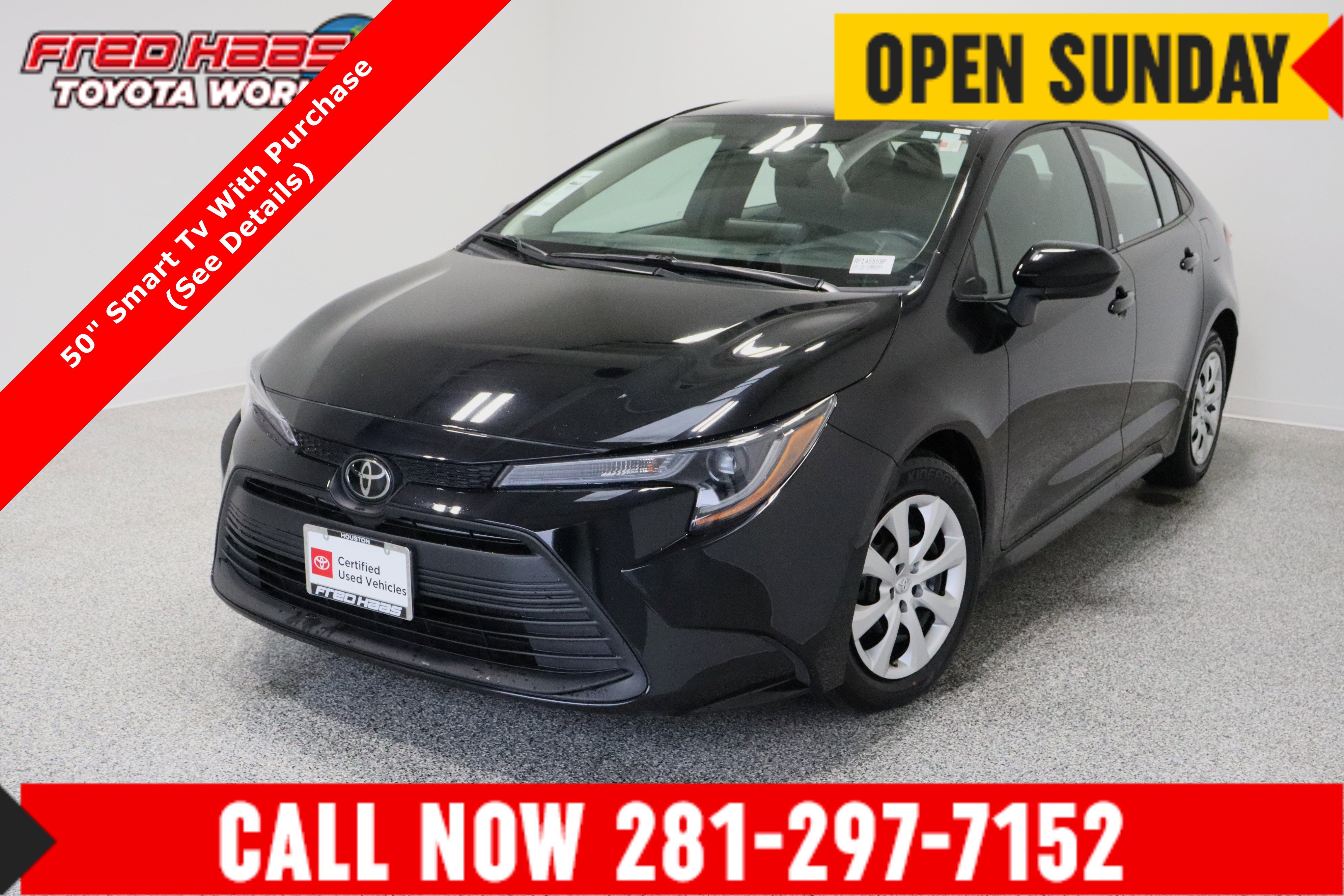 Certified Pre-Owned 2024 Toyota Corolla FWD LE 2.0L Sedan in