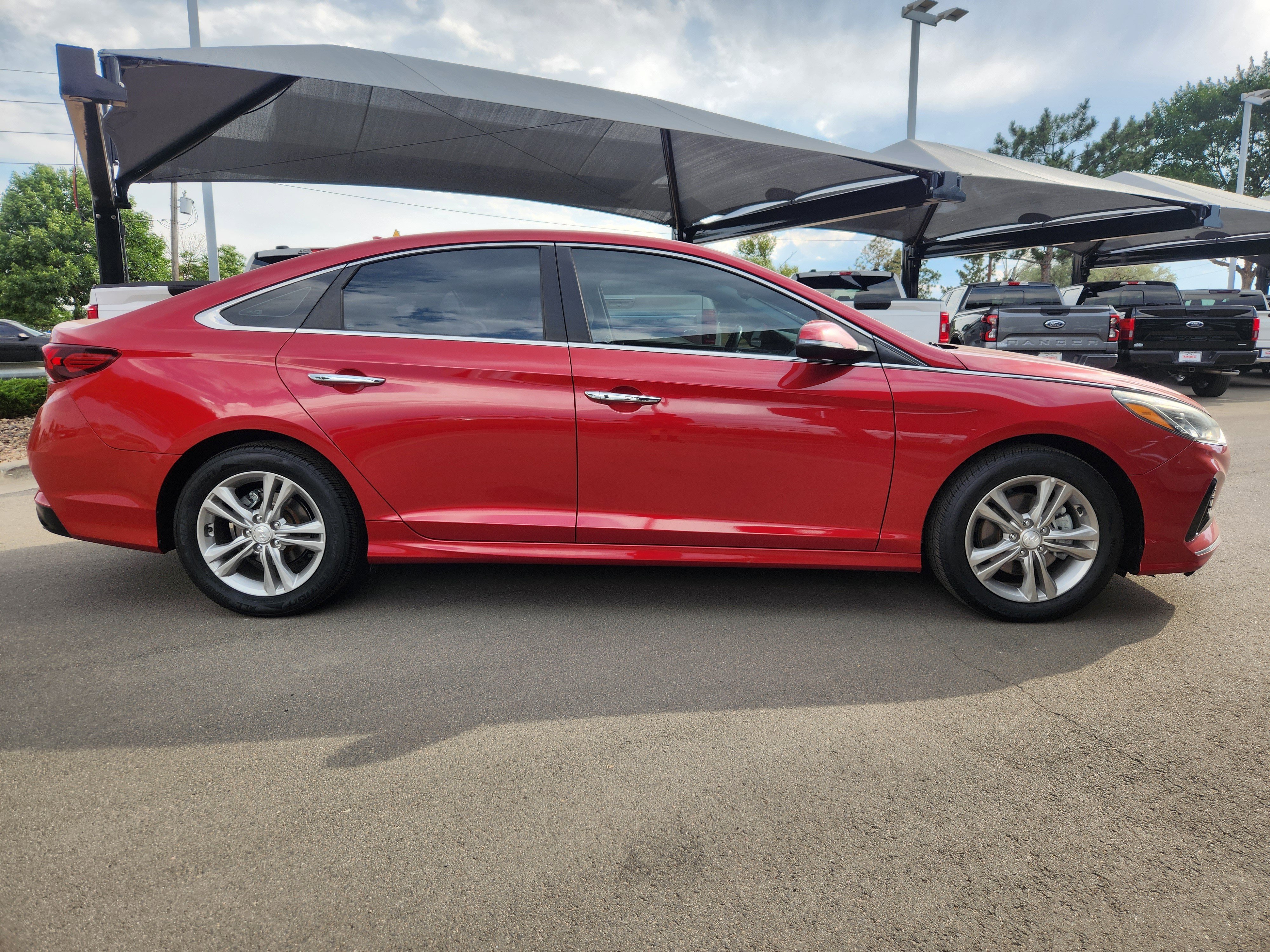 Used 2018 Hyundai Sonata SEL with VIN 5NPE34AF4JH657105 for sale in Henderson, CO