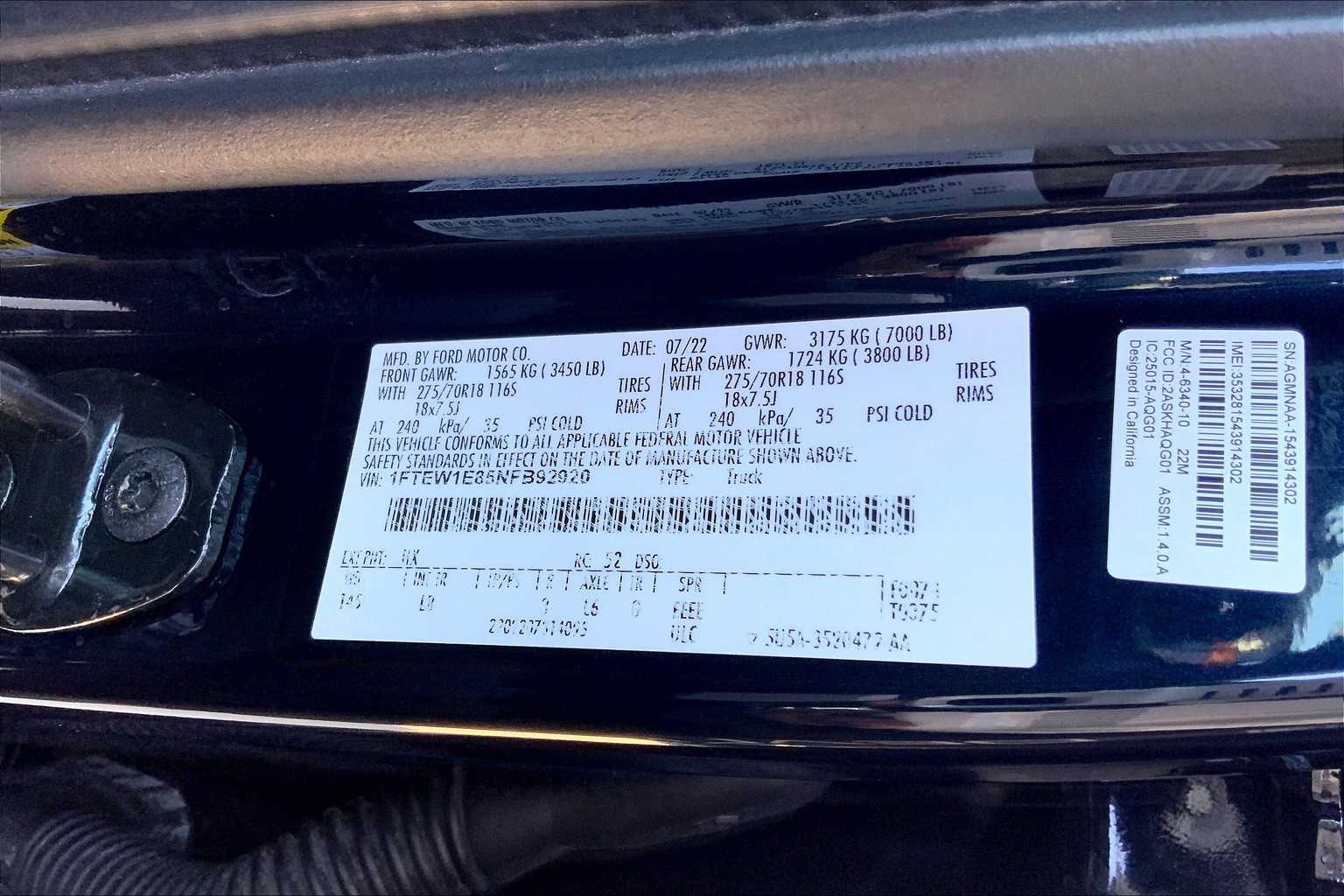 2022 Ford F-150 Tremor photo 33