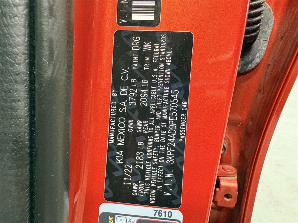 2023 Kia Forte LXS photo 33