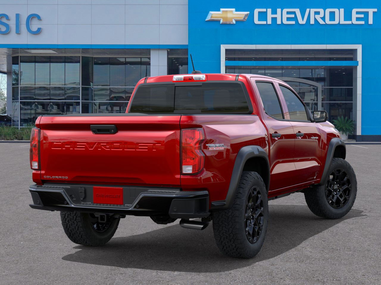 2026 Chevrolet Colorado Trail Boss Red at Classic Elite Chevrolet Sugar Land