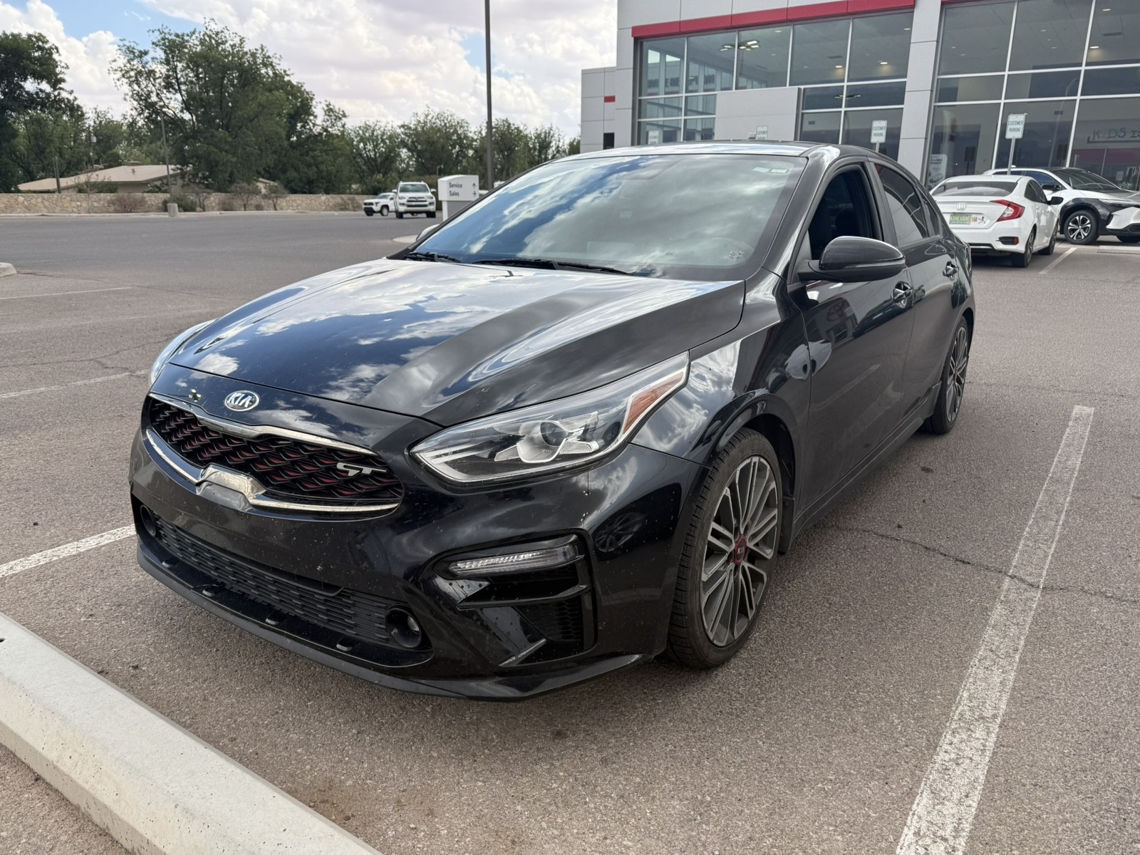 Used 2021 BLACK Kia GT image 1