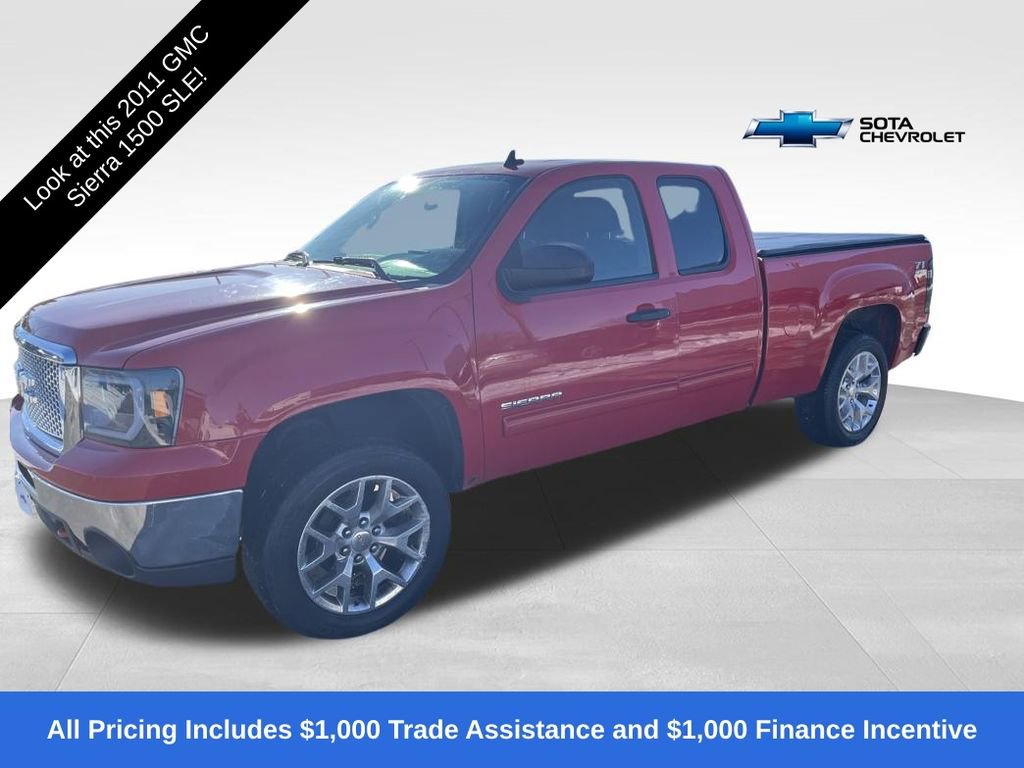 Used 2011 GMC Sierra 1500 SLE with VIN 1GTR2VE35BZ390299 for sale in Northfield, MN