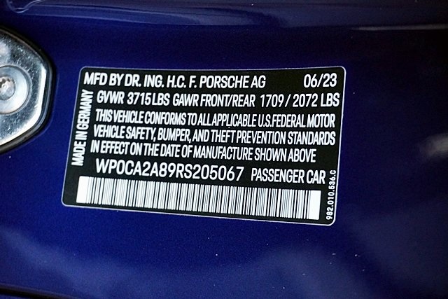 Used 2024 Blue Porsche Style Edition image 36