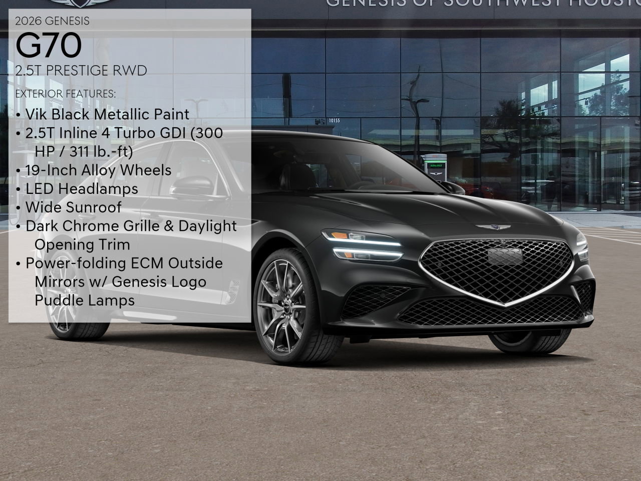 2026 Genesis G70 2.5T Prestige photo 2