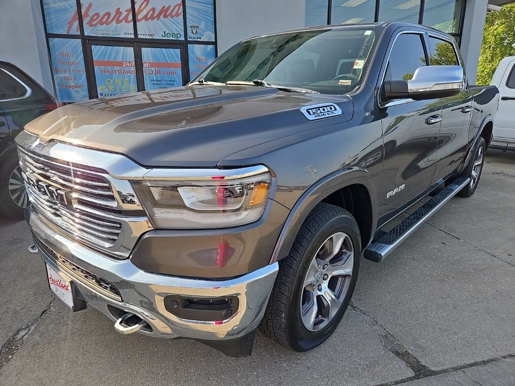 Used 2020 RAM Ram 1500 Pickup Laramie with VIN 1C6RREJT9LN202482 for sale in Kansas City