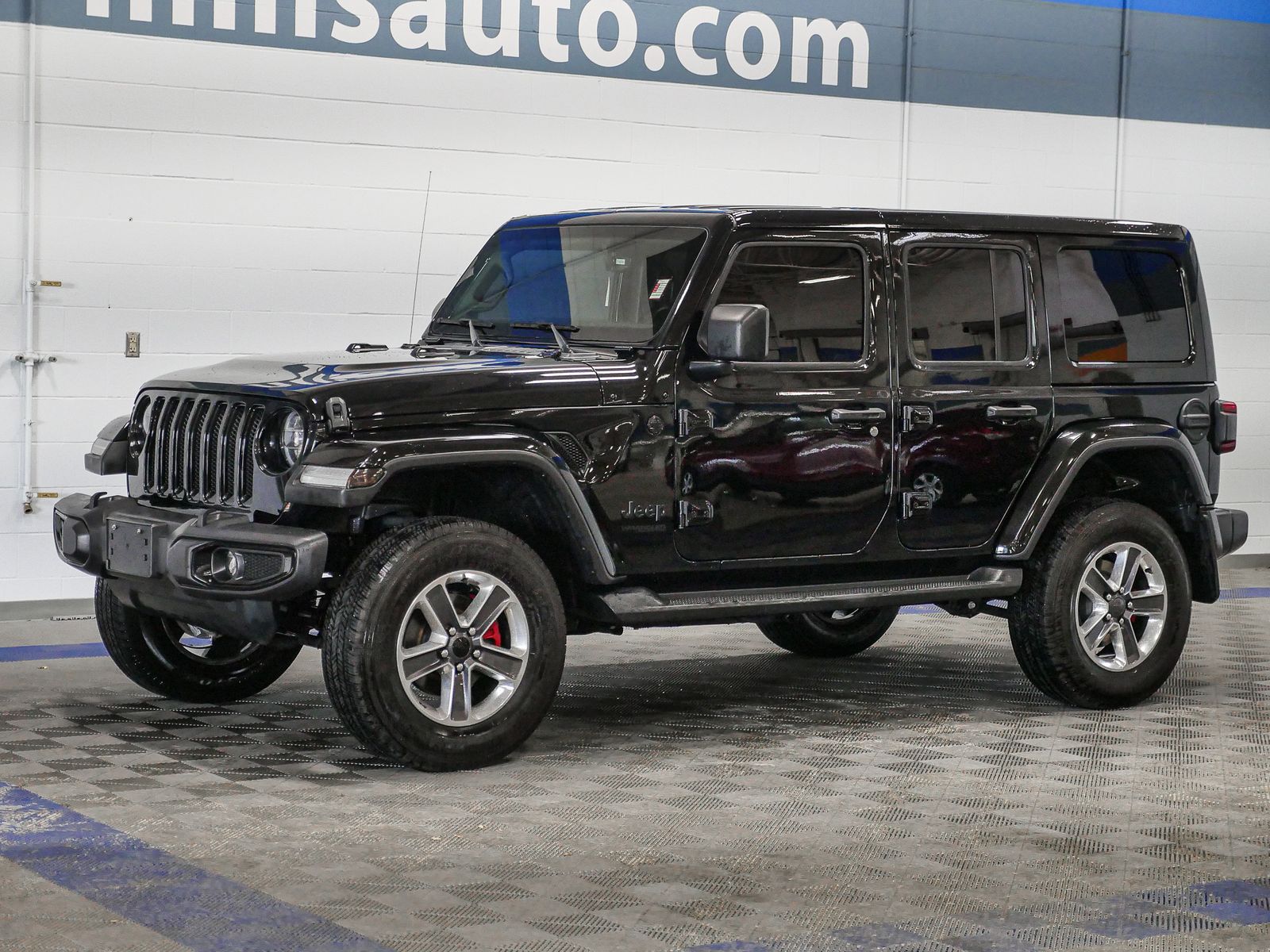 Used 2021 Jeep Wrangler Unlimited Sahara Altitude with VIN 1C4HJXEG5MW563708 for sale in Baxter, Minnesota