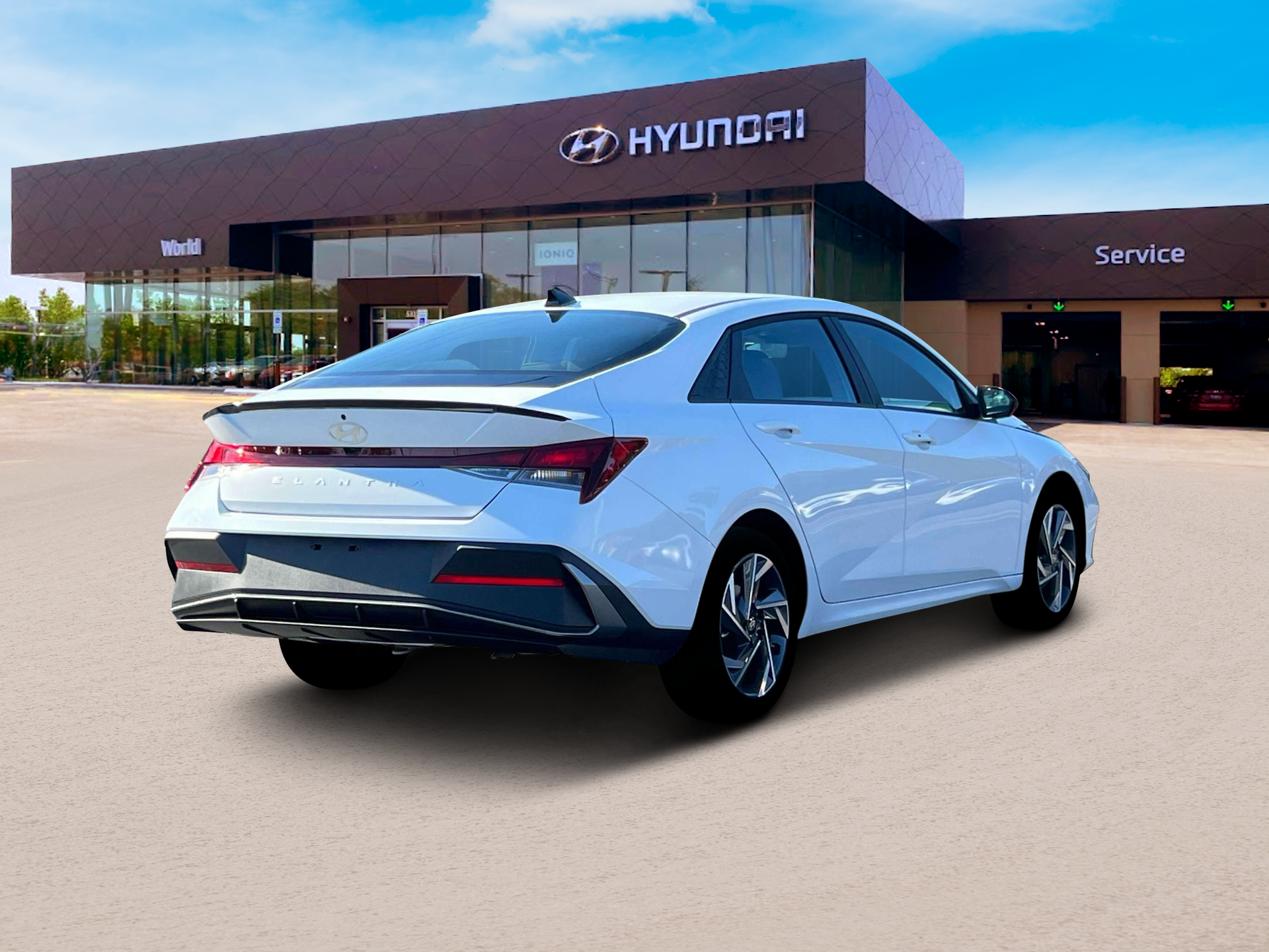 New 2025 Serenity White Hyundai SEL Sport image 7
