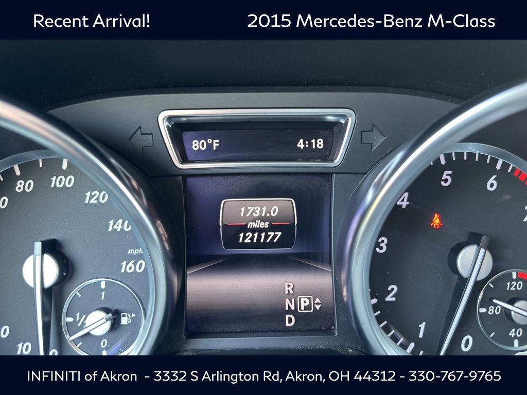 2015 Mercedes Benz ML 350 4MATIC photo 3