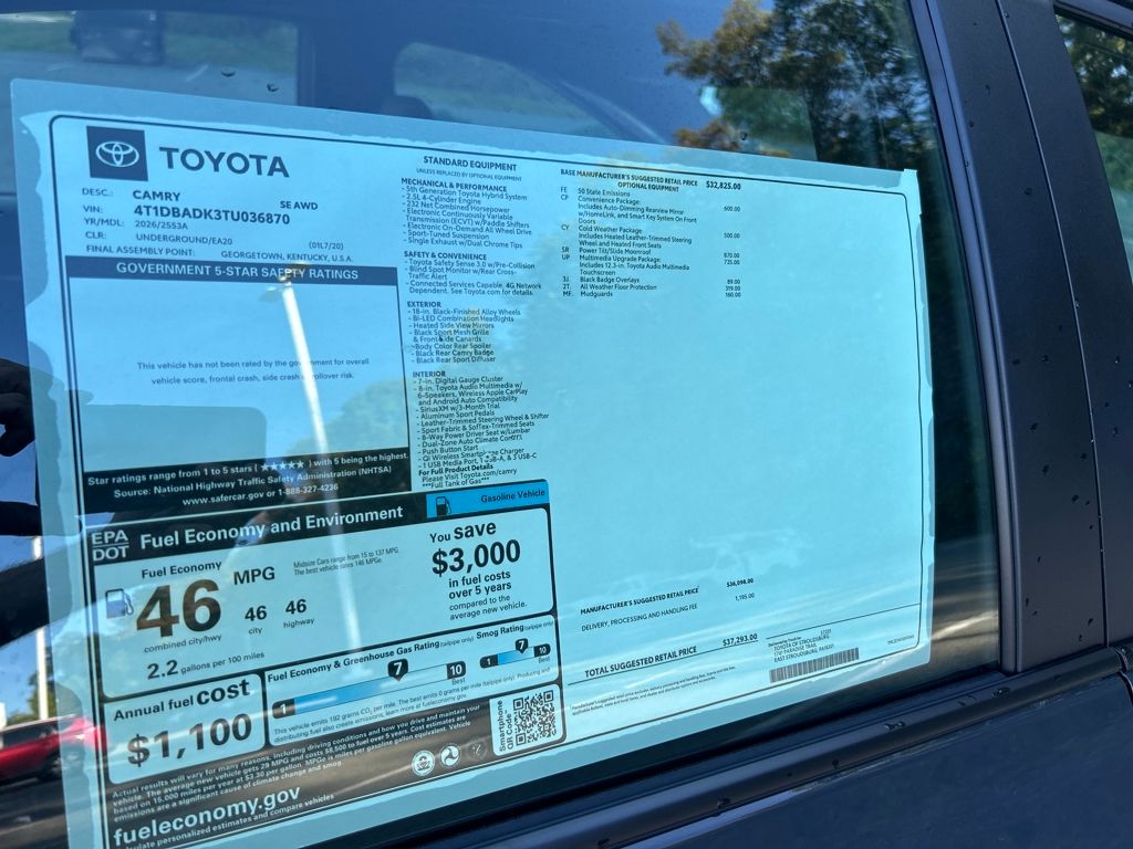 2026 Toyota Camry SE photo 29