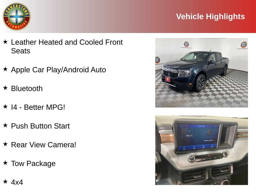 Used 2022 Ford Maverick Lariat with VIN 3FTTW8F94NRA23613 for sale in Elk River, Minnesota