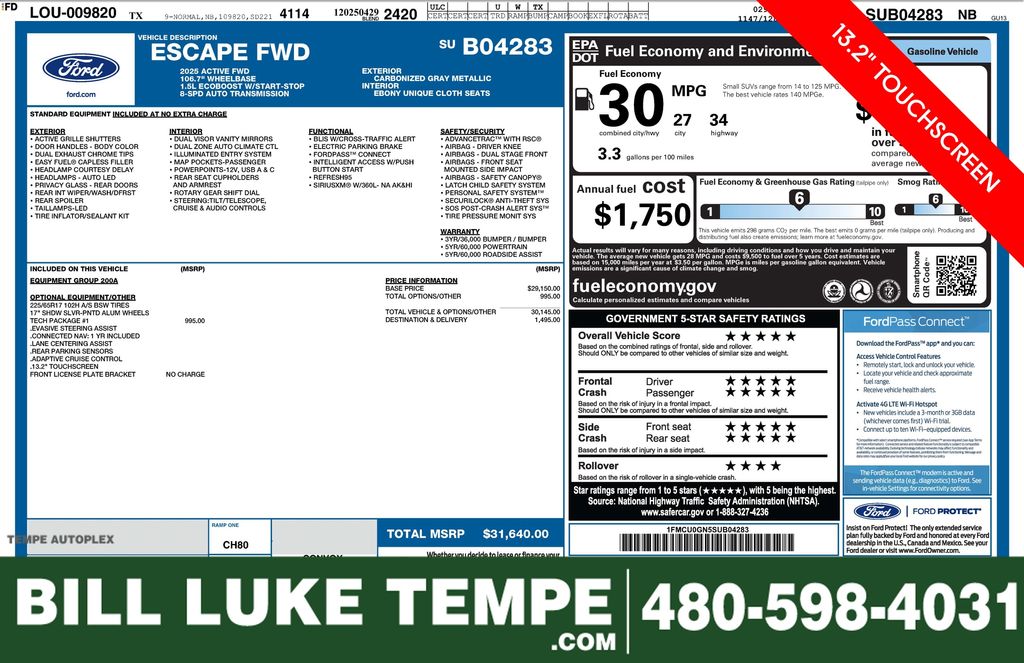 2025 Ford Escape Active