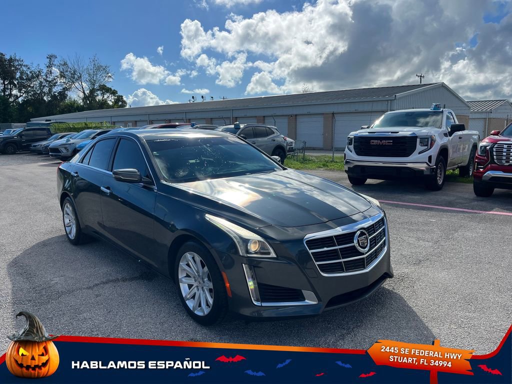 Used 2014 Cadillac CTS Sedan Standard with VIN 1G6AP5SX6E0159705 for sale in Stuart, FL